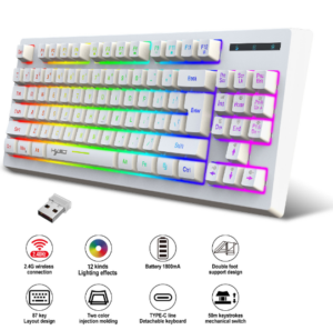 WIRELESS GAMING RGB KEYBOARD & MOUSE - Image 5